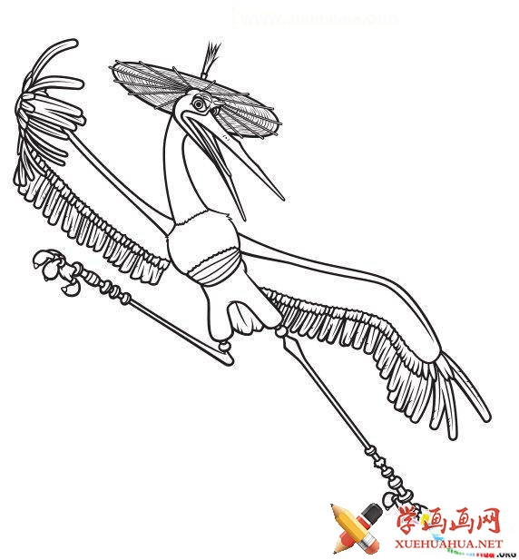 儿童学画画_关于功夫熊猫的简笔画图片11张