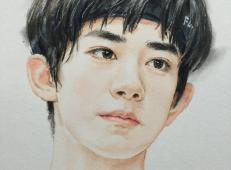 TFBOYS-易烊千玺彩铅画