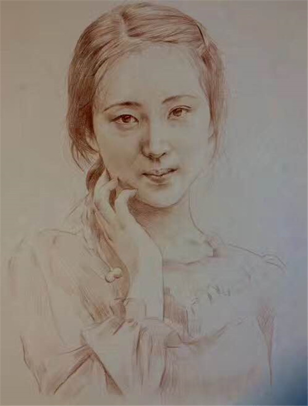 彩铅画陈晓旭