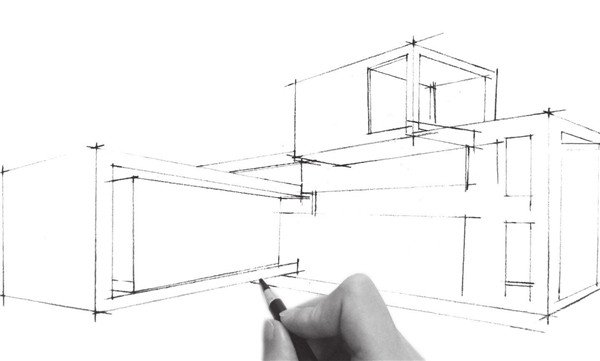 现代建筑速写步骤教程