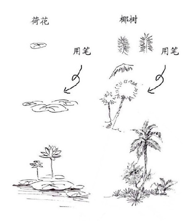 钢笔画入门：钢笔画的起稿教学