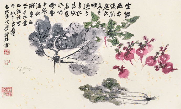 国画大师张大千花鸟画赏析