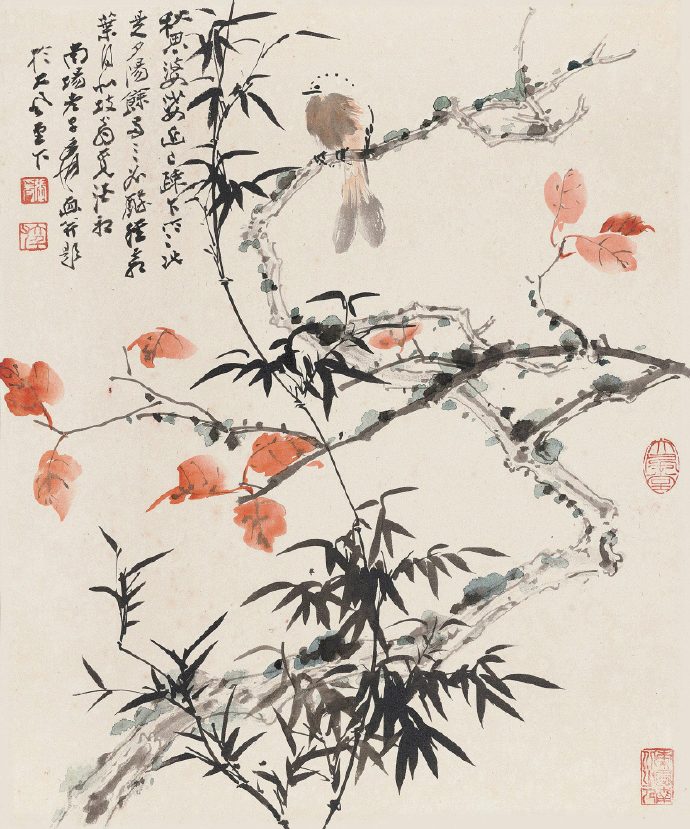 国画大师张大千花鸟画赏析