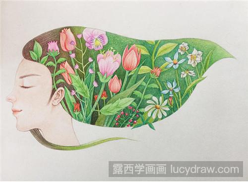 春姑娘插画教程