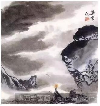 山水画云烟雾霭的画法