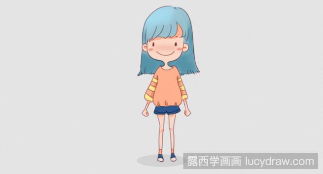 卡通女孩作品欣赏