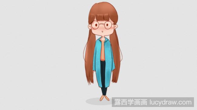 卡通女孩作品欣赏