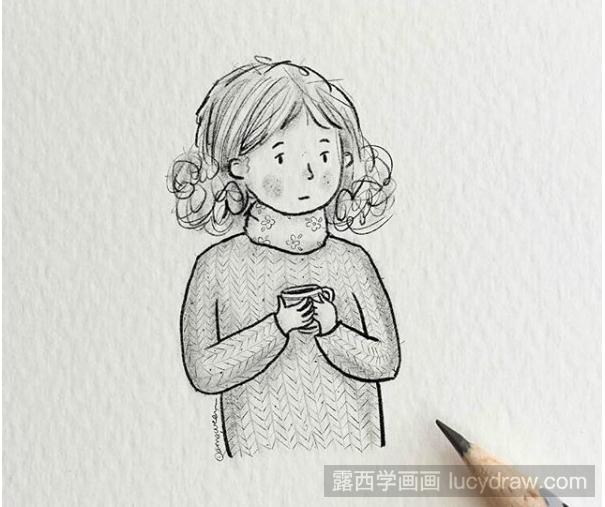 一组可爱小孩儿童画作品欣赏