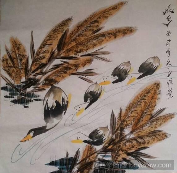 著名画家赵兰俊的国画作品鉴赏，国画图片大集