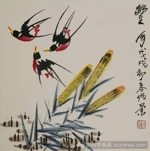 著名画家赵兰俊的国画作品鉴赏，国画图片大集