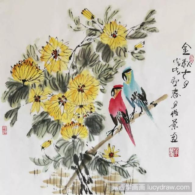 著名画家赵兰俊的国画作品鉴赏，国画图片大集