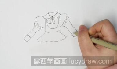 怎么画动漫人物的衣服?动漫人物衣服图片步骤图