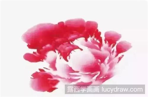 牡丹花头怎么画？实用的国画牡丹教程分享！