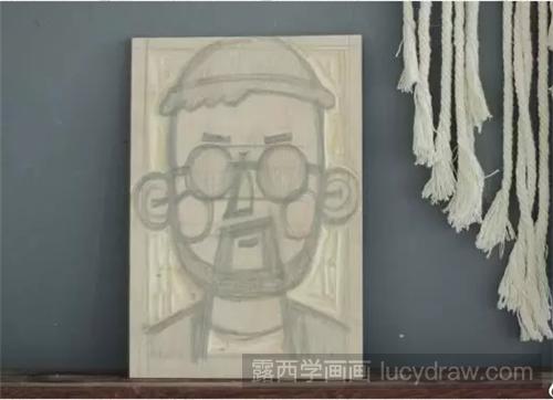 人物头像版画怎么制作？适合初学者的简易版画教程分享