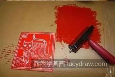 小猫咪版画怎么做？儿童吹塑纸版画的步骤是什么？