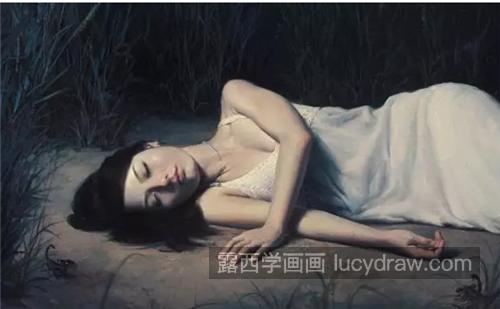 女性人体油画作品欣赏，如何画出女性的柔美梦幻？