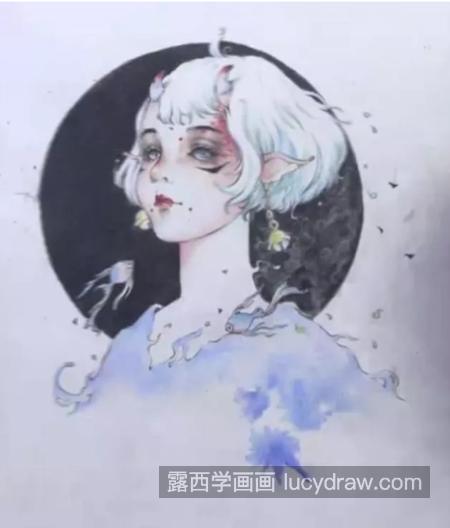 双鱼座精灵怎么画？漫画人物画法是什么？