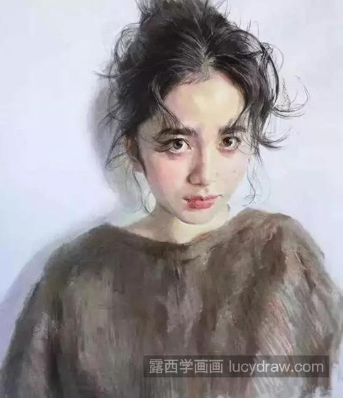 山田直美怎么画？人物色粉画步骤有哪些？