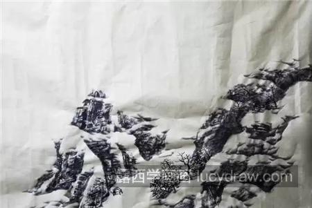 雪山怎么画？白雪皑皑的雪山画法是什么？