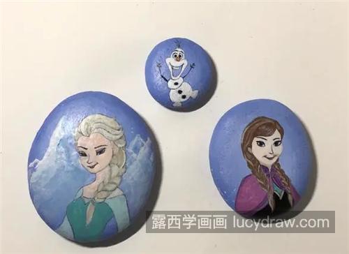 艾尔莎公主怎么画？冰雪奇缘丙烯画教程是什么？