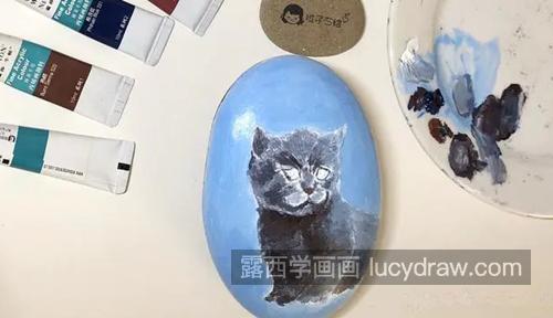 喵星人石头画怎么画？具体的丙烯画步骤有哪些？