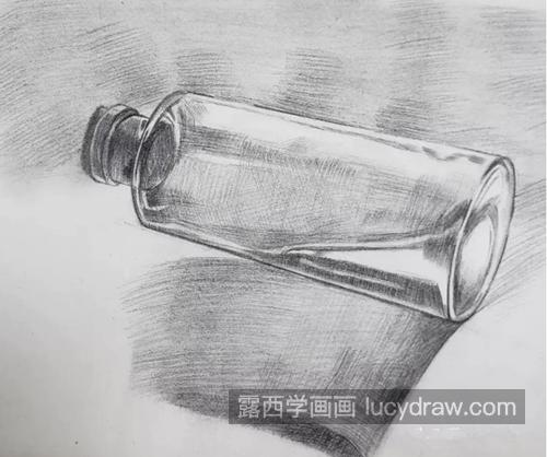 素描玻璃瓶怎么画？怎么表达玻璃的透明？