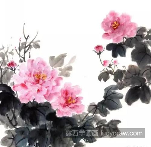 写意芙蓉花怎么画？简单的国画步骤有哪些？