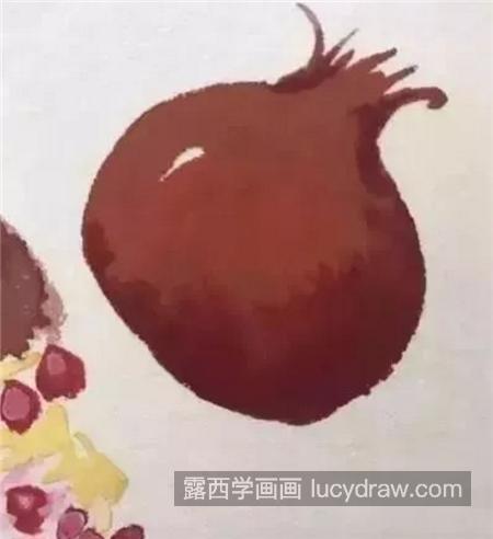 国画石榴怎么画？如何画石榴的各个部分？