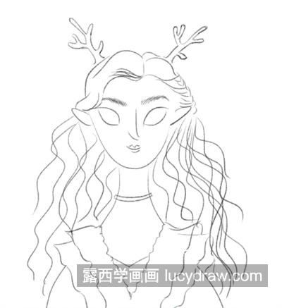 春姑娘怎么画？有哪些插画步骤？