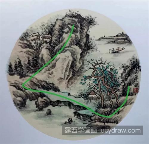 山水风景怎么画？超级详细的国画步骤分享