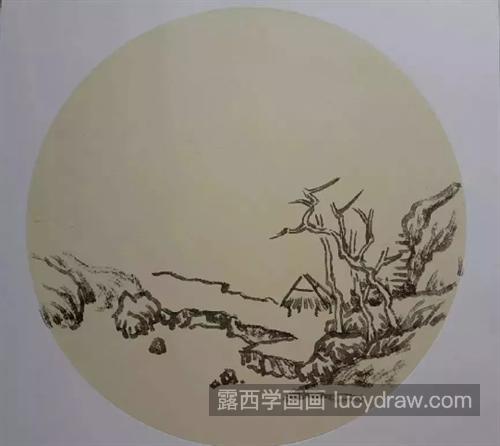 山水风景怎么画？超级详细的国画步骤分享