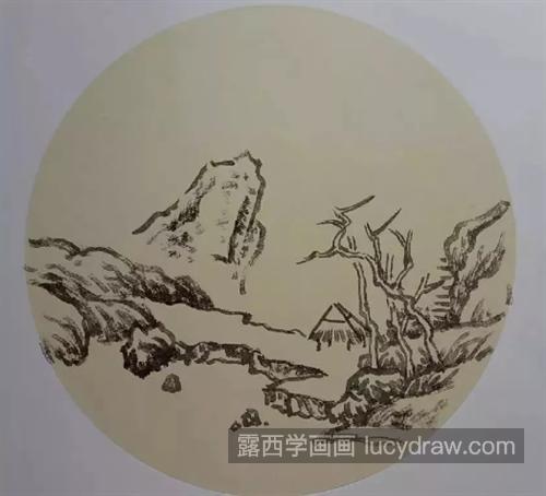 山水风景怎么画？超级详细的国画步骤分享