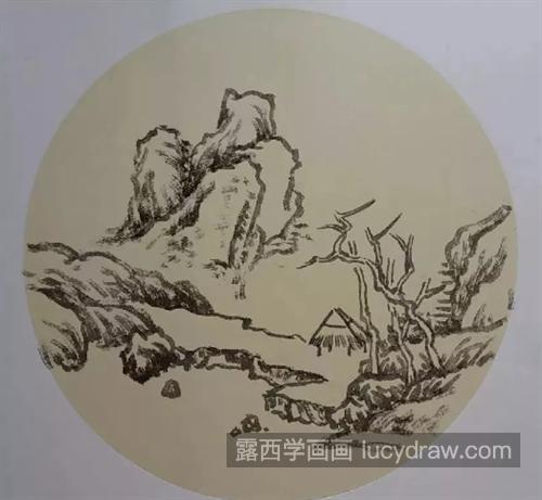 山水风景怎么画？超级详细的国画步骤分享