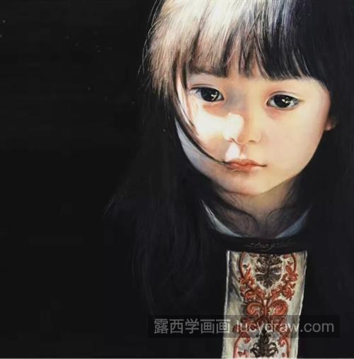 人物水彩作品欣赏，如何画人物的情绪？