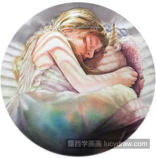 人物水彩作品欣赏，如何画人物的情绪？