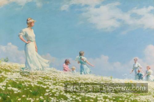 油画作品欣赏，如何画油画人物？