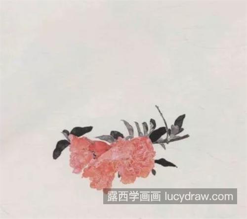 牡丹和石榴花怎么画？画法步骤有哪些？