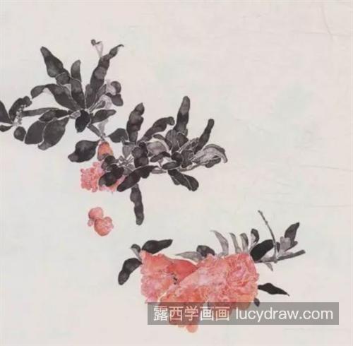 牡丹和石榴花怎么画？画法步骤有哪些？