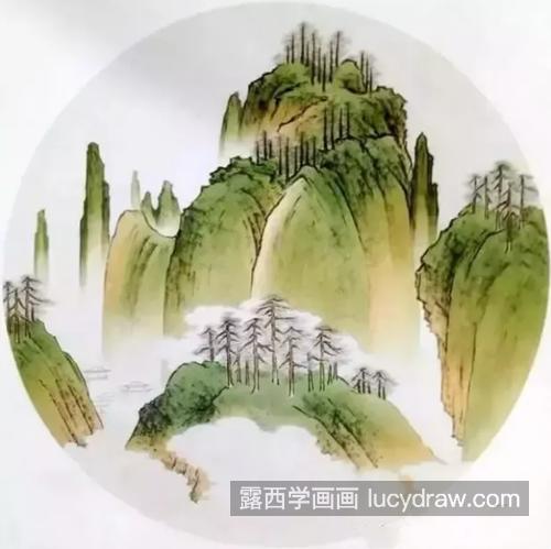 古山水画怎么画？绘画步骤有哪些？