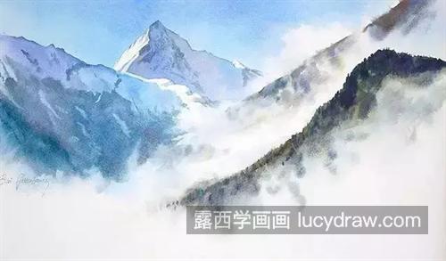 一组风景水彩作品分享，教你画点不一样的风景