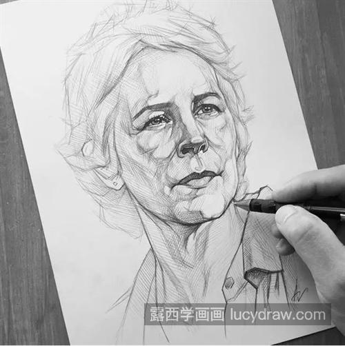 一组俄罗斯画家的素描作品欣赏，教你如何画人物？