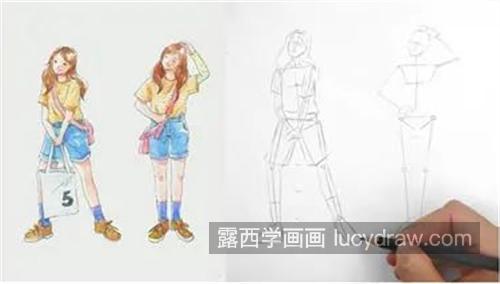 青春美少女怎么画？具体的插画步骤有几步？