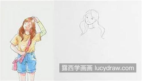 青春美少女怎么画？具体的插画步骤有几步？