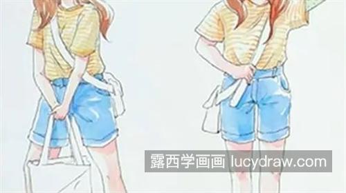 青春美少女怎么画？具体的插画步骤有几步？