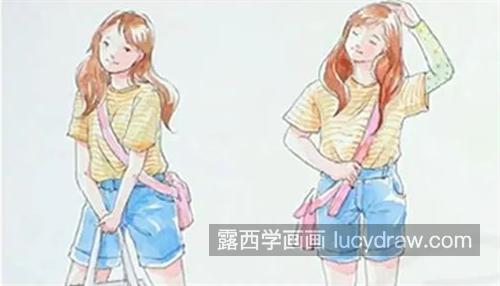 青春美少女怎么画？具体的插画步骤有几步？