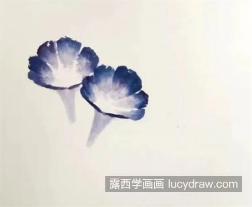 喇叭花怎么画？牵牛花的国画教程是什么？