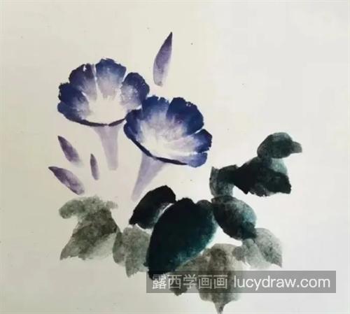 喇叭花怎么画？牵牛花的国画教程是什么？