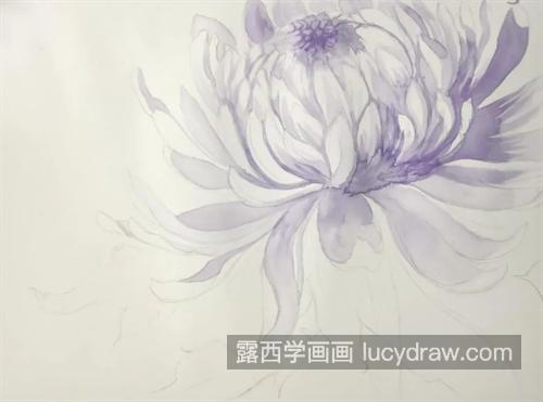 菊花怎么画？秋菊的水彩步骤有哪些？