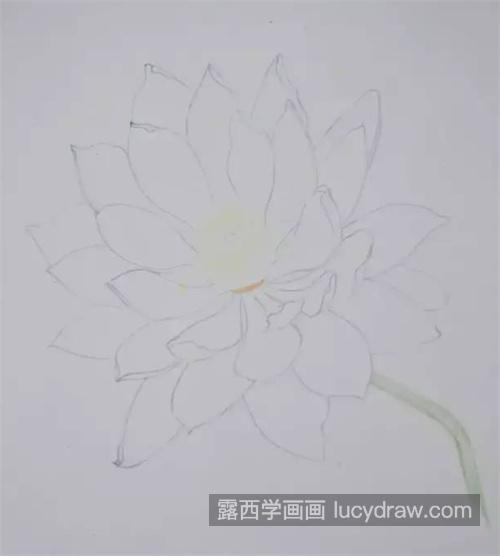 蓝莲花怎么画？四步教你画一朵蓝色莲花