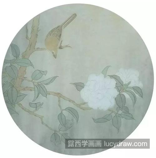 茶花麻雀怎么画？设色步骤有哪些？